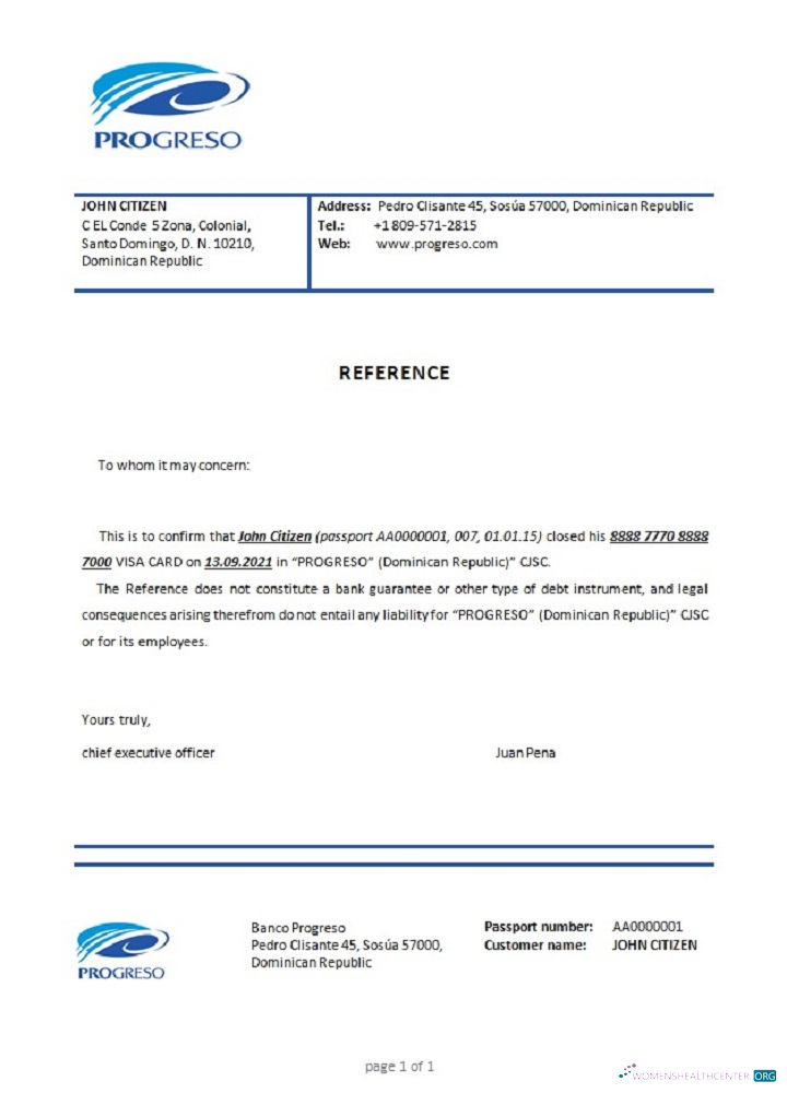 Download Dominicia Banco Progreso closure reference Photoshop template